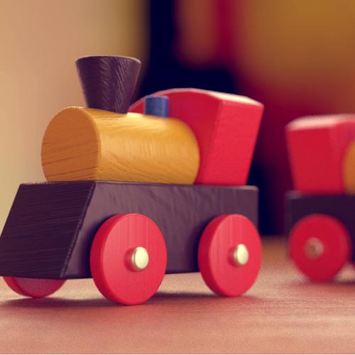 Wooden Toy Train preview image